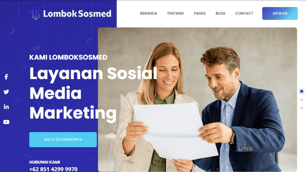 WEBSITE BISNIS/PERUSAHAAN LOMBOKSOSMED