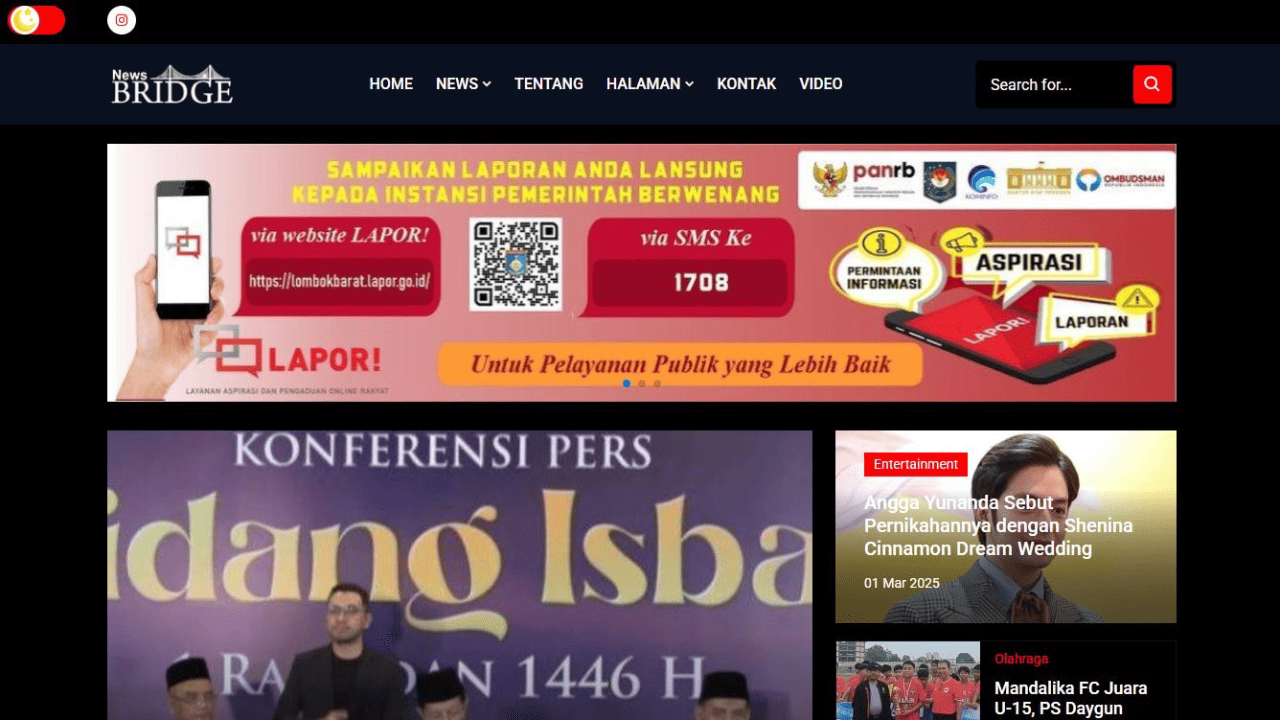 WEBSITE BERITA BRIDGE NEWS