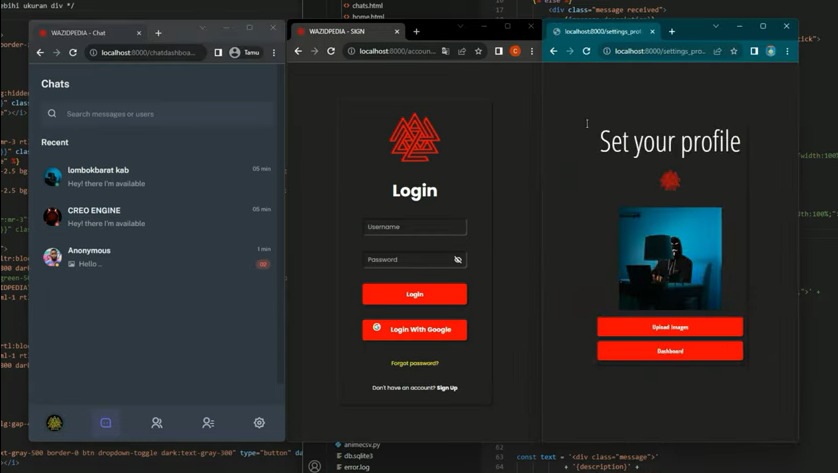 Aplikasi Chating untuk Android dan Web